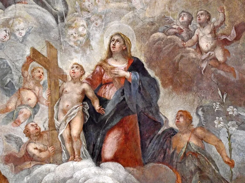 1694-Mathias Gusner - Refettorio dell'abbazia cistercense